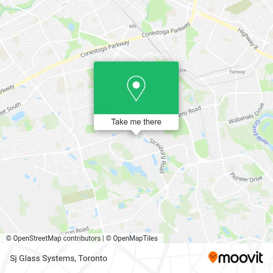 Sj Glass Systems map