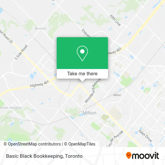 Basic Black Bookkeeping map