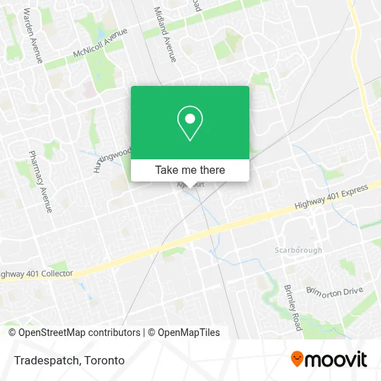 Tradespatch map