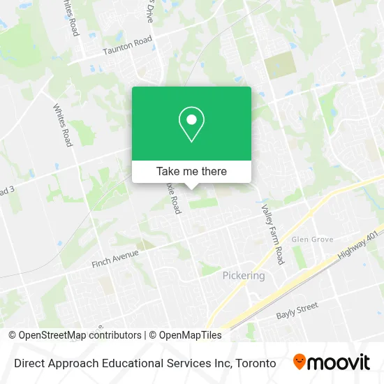 Direct Approach Educational Services Inc map