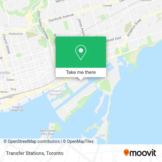 Transfer Stations map