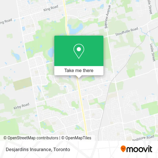 Desjardins Insurance map