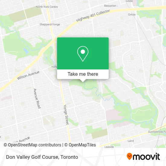 Don Valley Golf Course map