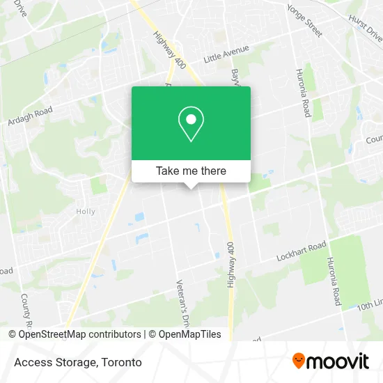 Access Storage map