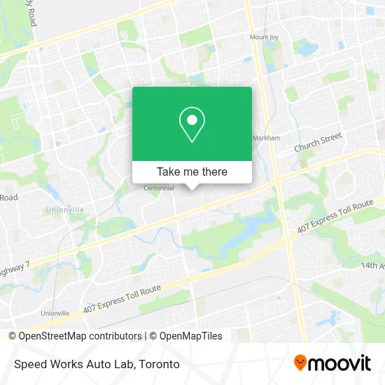 Speed Works Auto Lab map