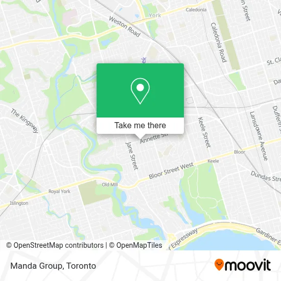Manda Group map