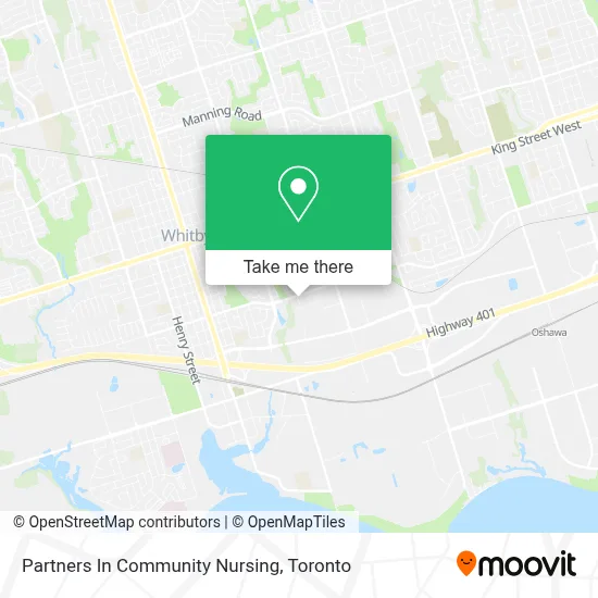 Partners In Community Nursing map