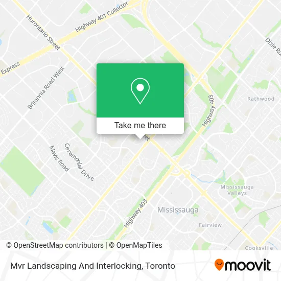 Mvr Landscaping And Interlocking map