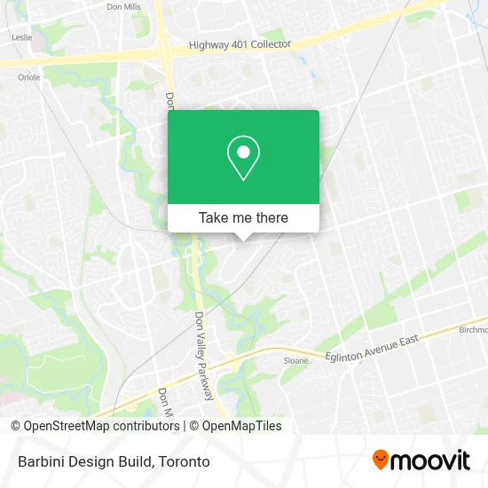 Barbini Design Build map
