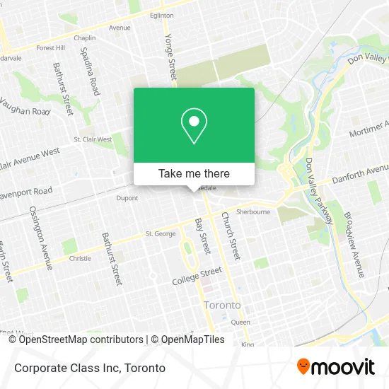Corporate Class Inc map