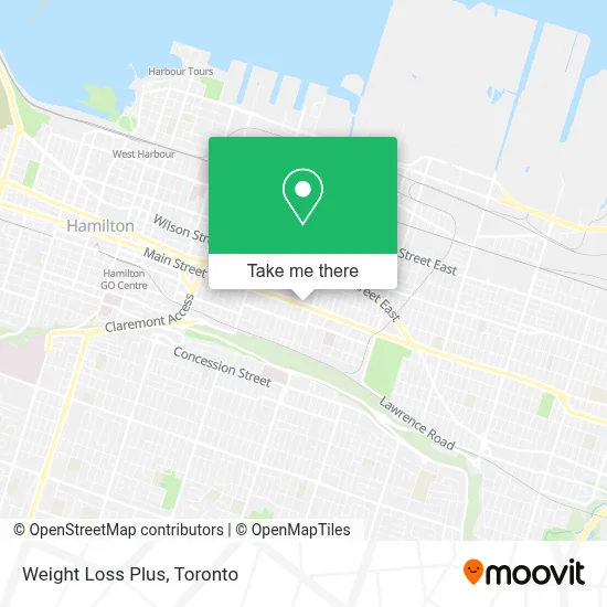 Weight Loss Plus map