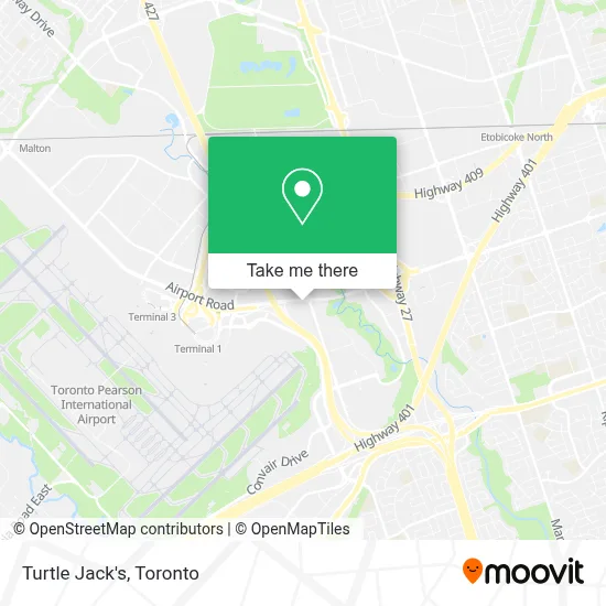 Turtle Jack's map