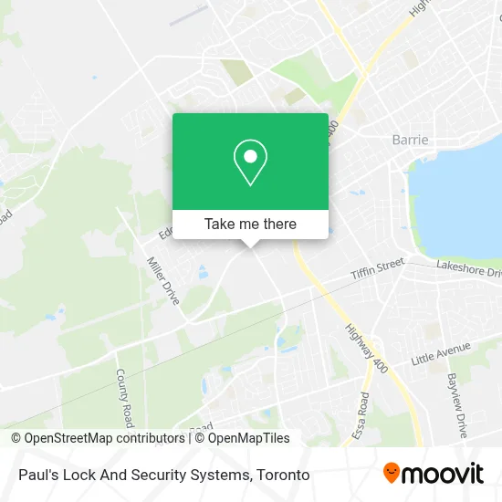 Paul's Lock And Security Systems map