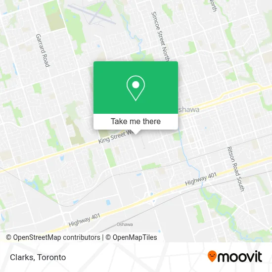 Clarks map