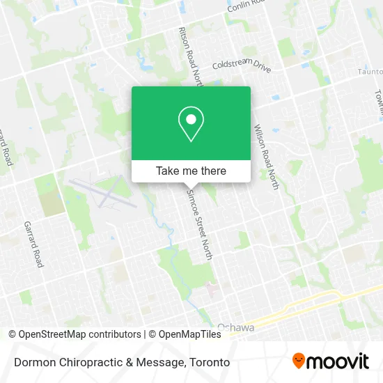 Dormon Chiropractic & Message map