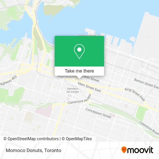 Momoco Donuts map