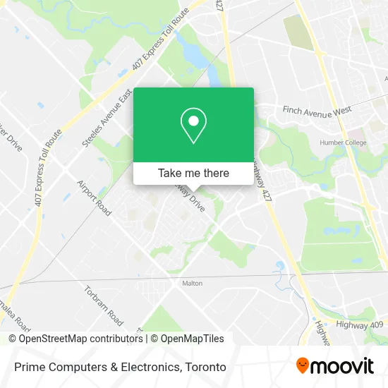 Prime Computers & Electronics map