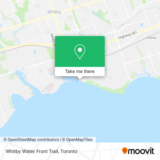 Whitby Water Front Trail map