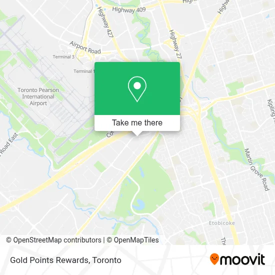 Gold Points Rewards map