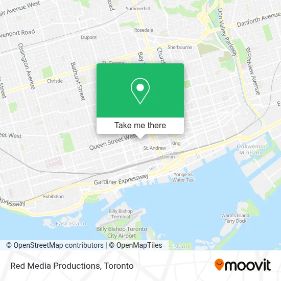 Red Media Productions map