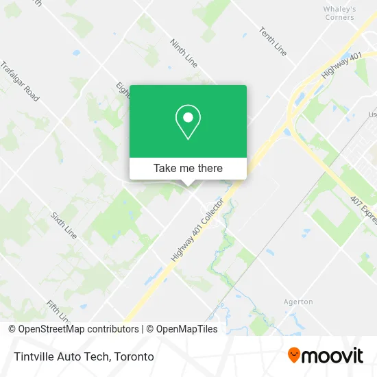 Tintville Auto Tech map