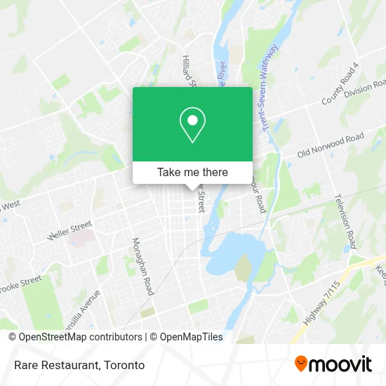 Rare Restaurant map
