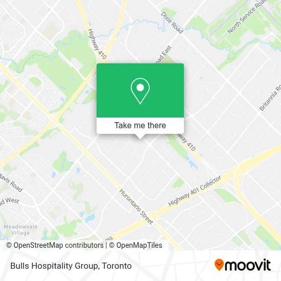 Bulls Hospitality Group map