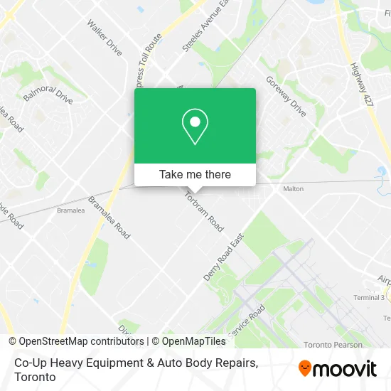 Co-Up Heavy Equipment & Auto Body Repairs map