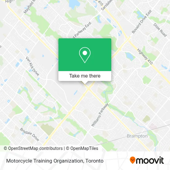 Motorcycle Training Organization map
