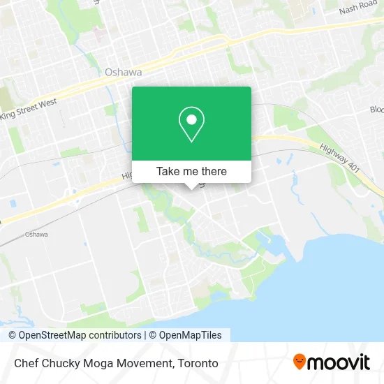 Chef Chucky Moga Movement map