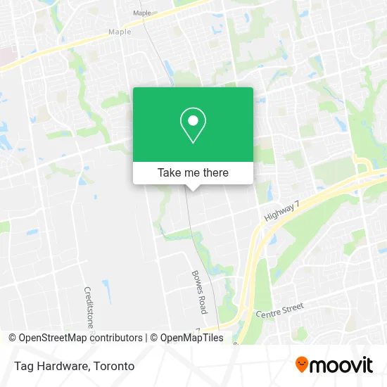 Tag Hardware map