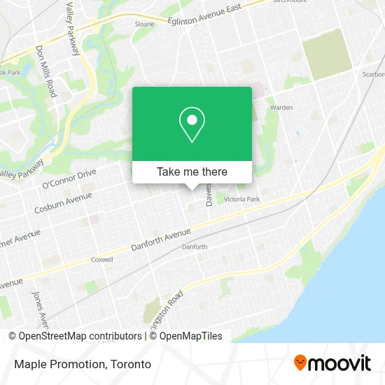 Maple Promotion map