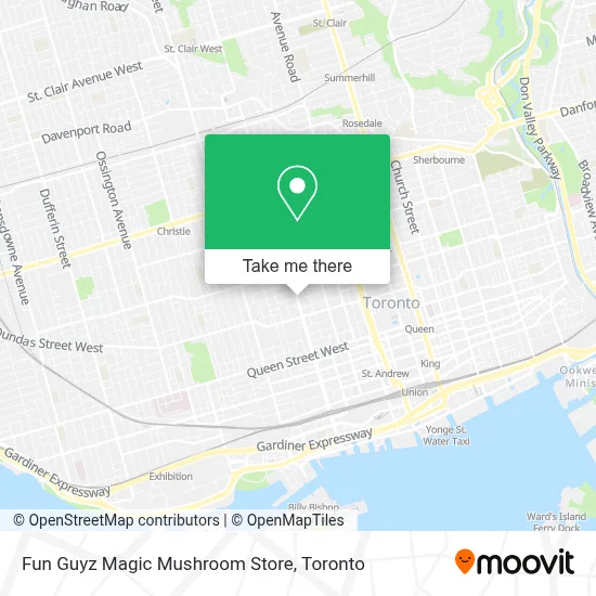 Fun Guyz Magic Mushroom Store map