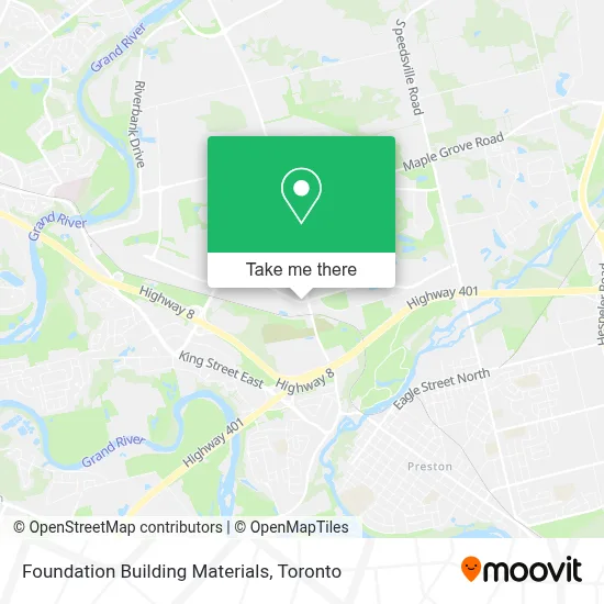 Foundation Building Materials map