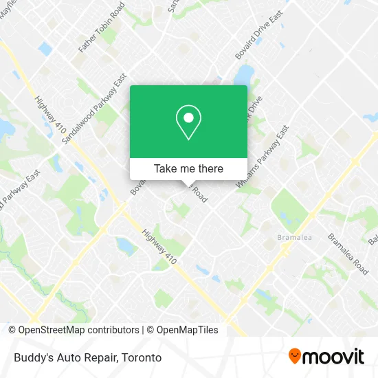 Buddy's Auto Repair map