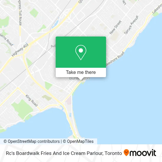 Rc's Boardwalk Fries And Ice Cream Parlour map