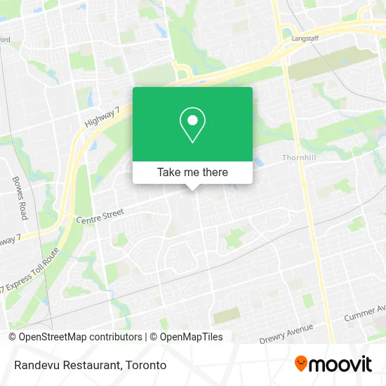 Randevu Restaurant map