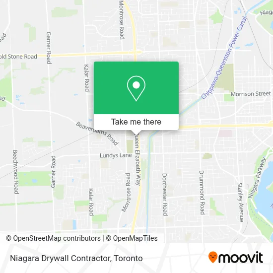 Niagara Drywall Contractor map