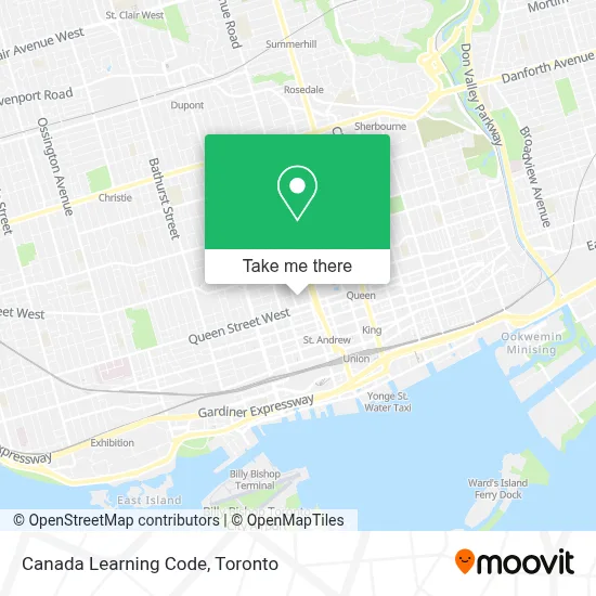 Canada Learning Code map