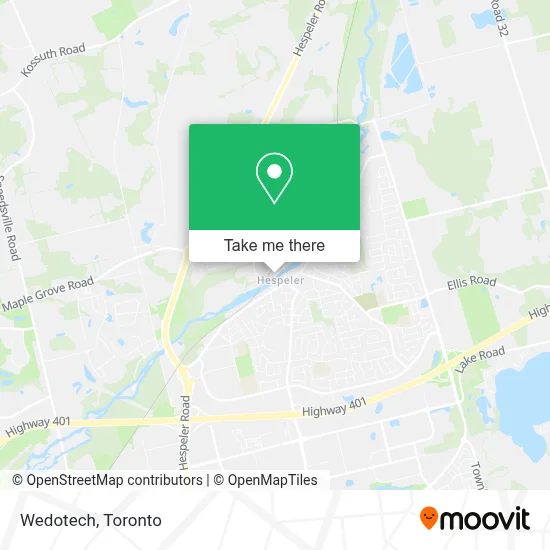 Wedotech map