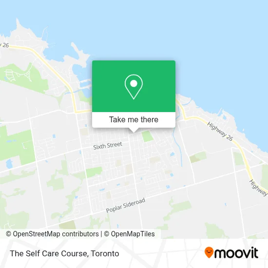 The Self Care Course map