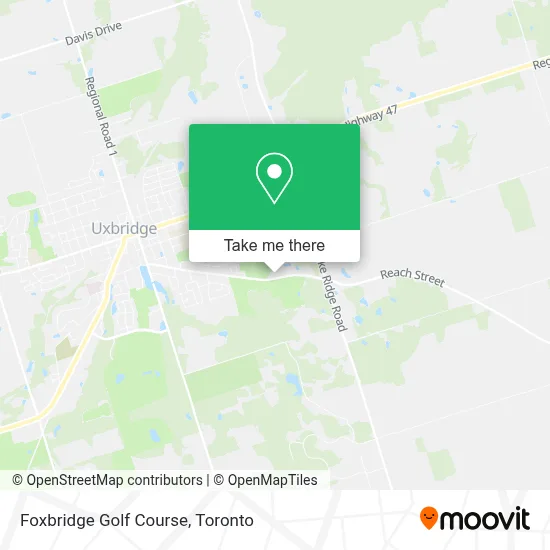 Foxbridge Golf Course map