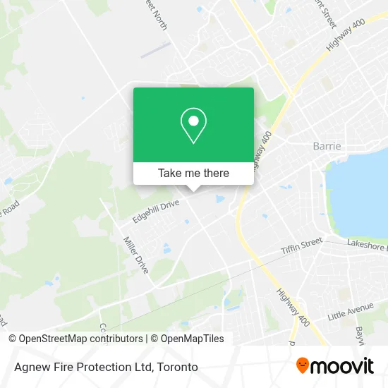 Agnew Fire Protection Ltd map