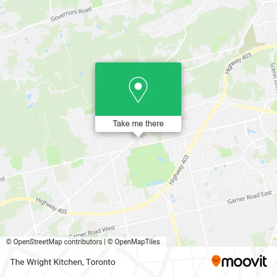 The Wright Kitchen map