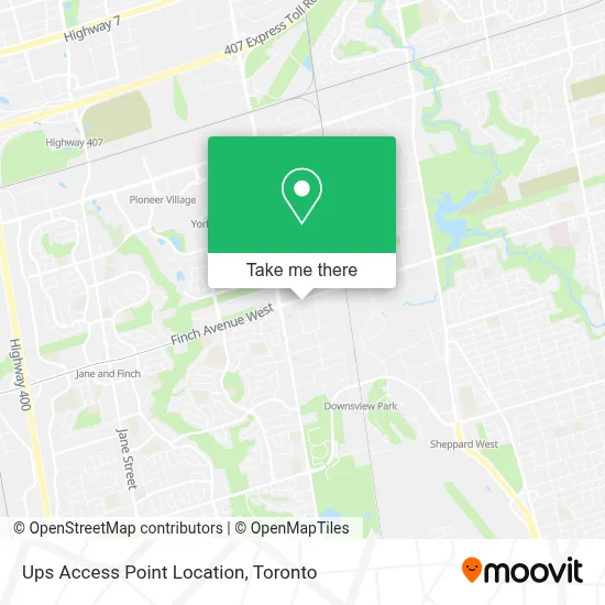 Ups Access Point Location plan