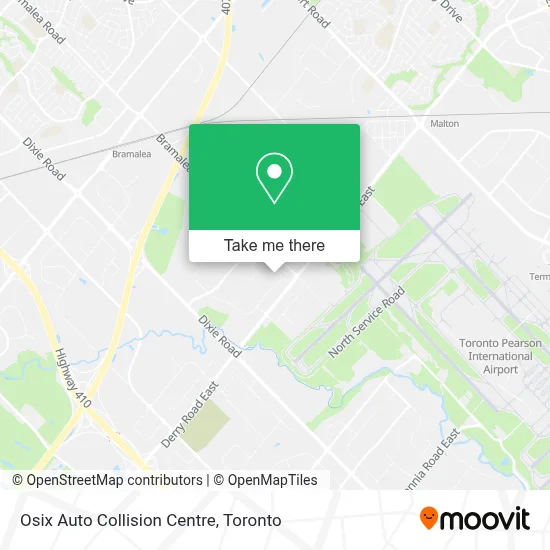 Osix Auto Collision Centre map