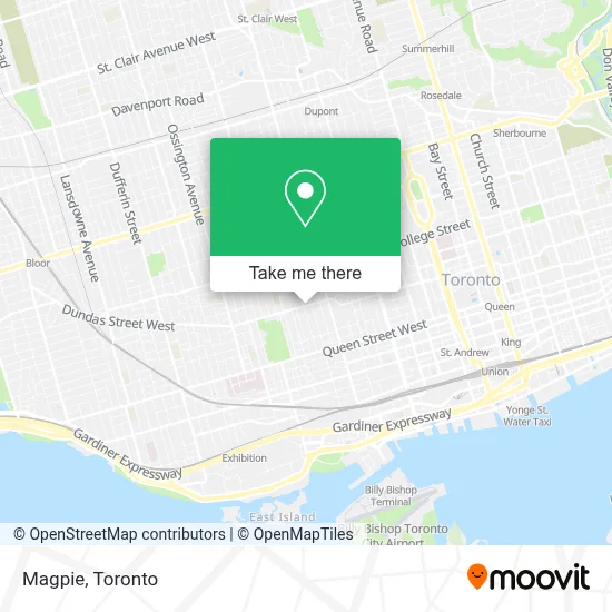 Magpie map