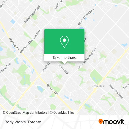 Body Works map