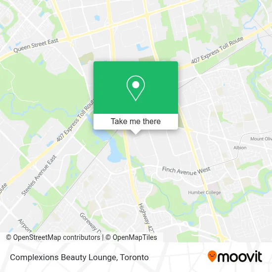Complexions Beauty Lounge map