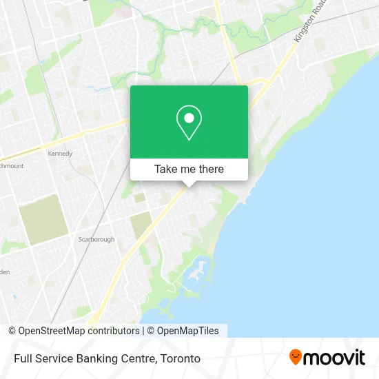 Full Service Banking Centre map